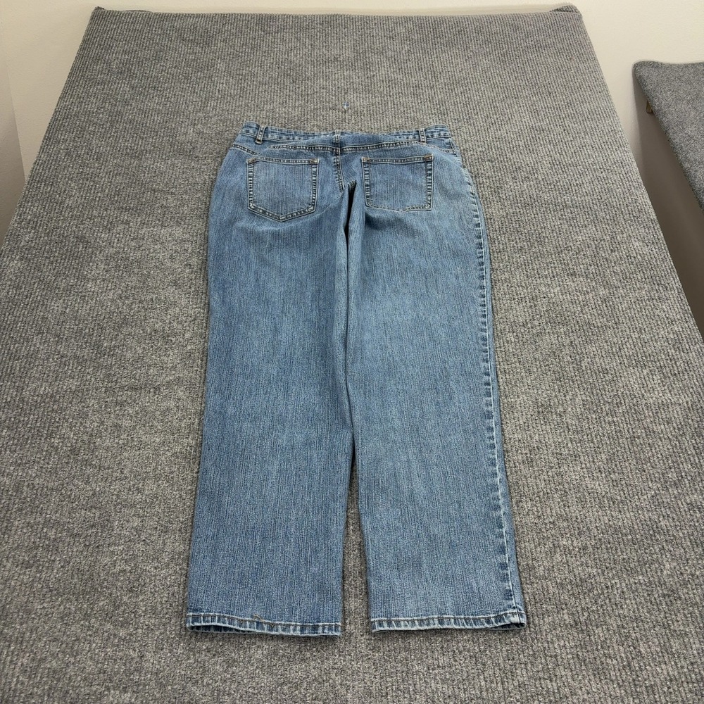 Vintage LA Blues Jeans Womens 16W Blue Denim Stretch High Rise Mom‎ Casual